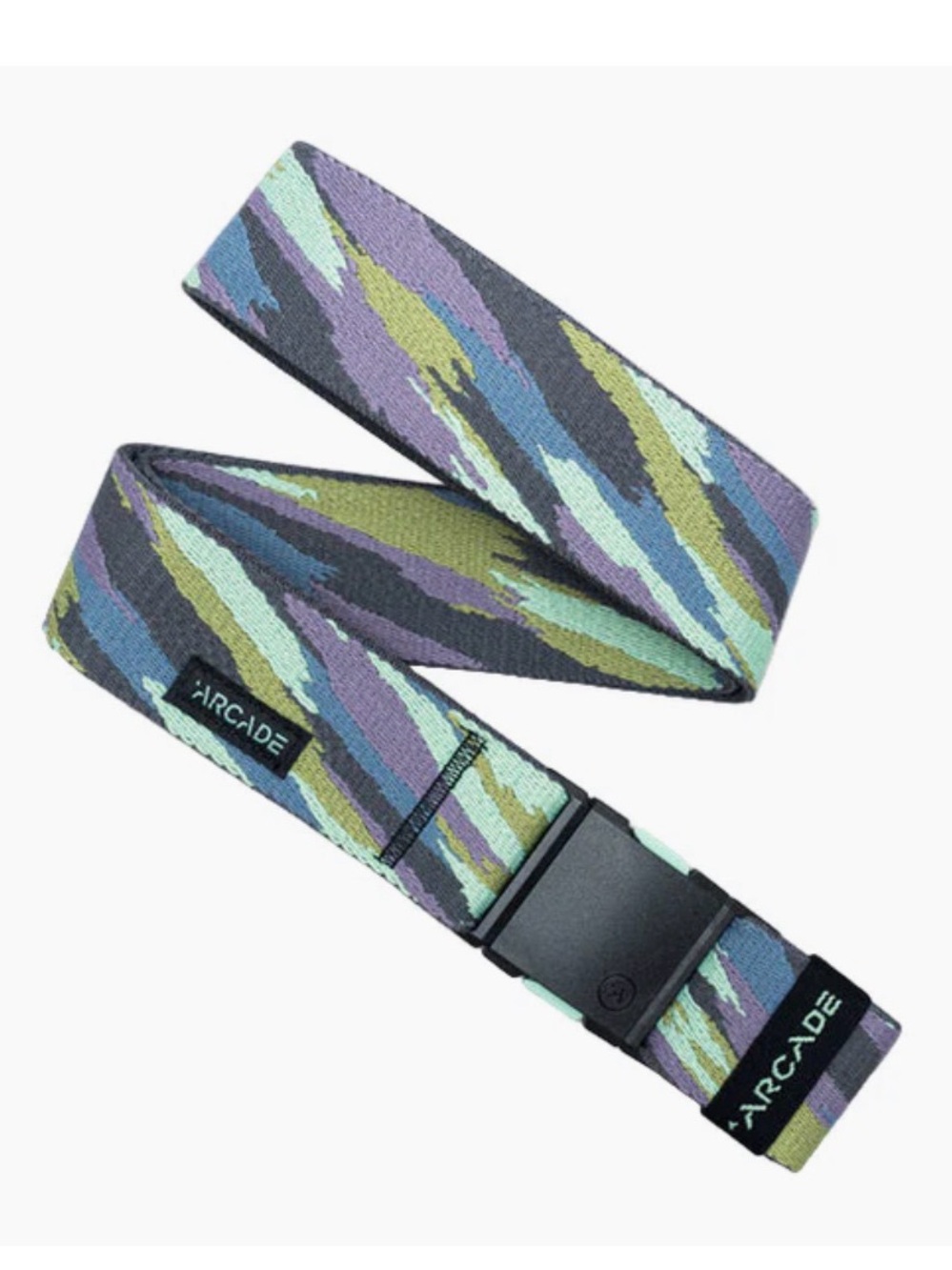 Arcade Men’s Adventure Elastic Belt in Mint Brushstroke